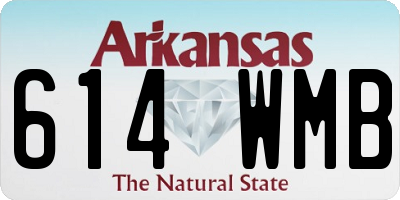 AR license plate 614WMB