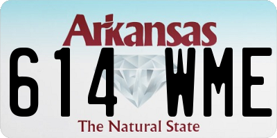 AR license plate 614WME
