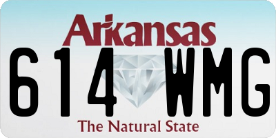AR license plate 614WMG