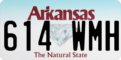 AR license plate 614WMH