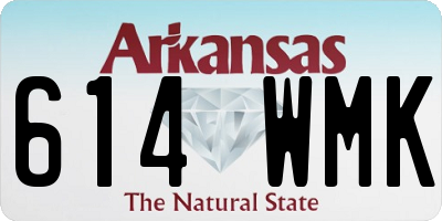 AR license plate 614WMK