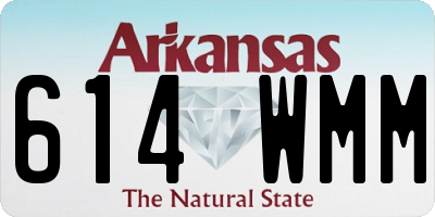 AR license plate 614WMM