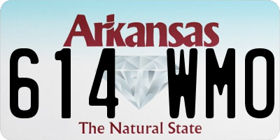AR license plate 614WMO