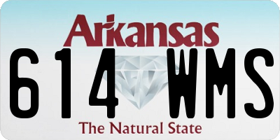 AR license plate 614WMS