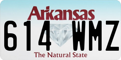 AR license plate 614WMZ