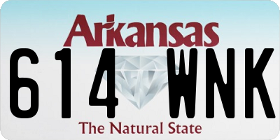 AR license plate 614WNK