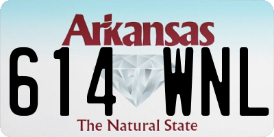 AR license plate 614WNL