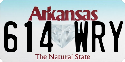 AR license plate 614WRY