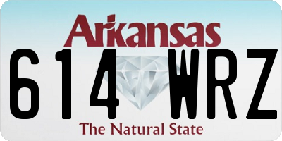 AR license plate 614WRZ
