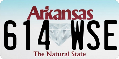 AR license plate 614WSE
