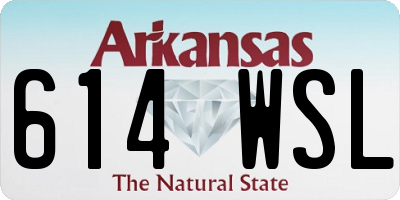 AR license plate 614WSL