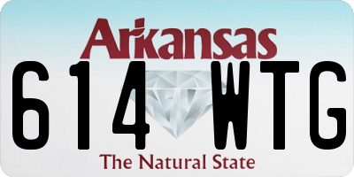 AR license plate 614WTG
