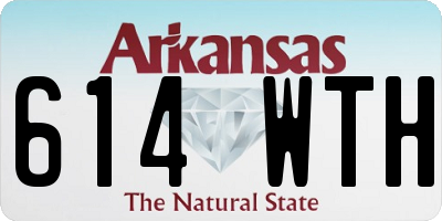 AR license plate 614WTH