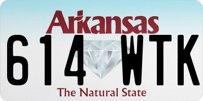 AR license plate 614WTK