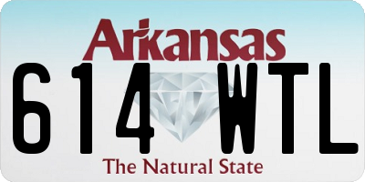 AR license plate 614WTL