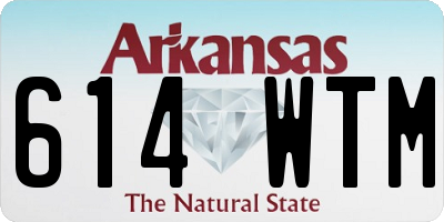 AR license plate 614WTM