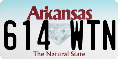 AR license plate 614WTN