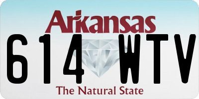 AR license plate 614WTV