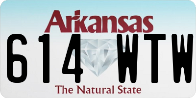AR license plate 614WTW