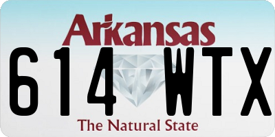 AR license plate 614WTX