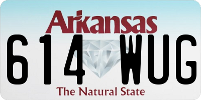 AR license plate 614WUG