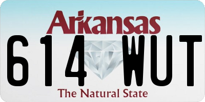 AR license plate 614WUT