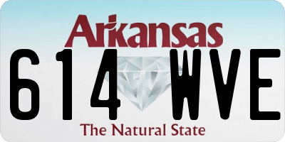AR license plate 614WVE