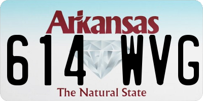 AR license plate 614WVG