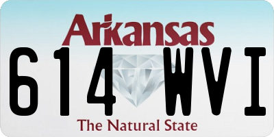 AR license plate 614WVI