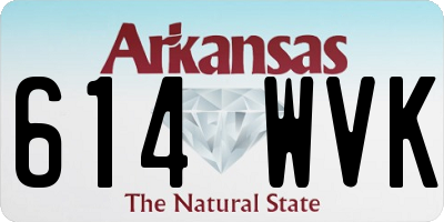 AR license plate 614WVK