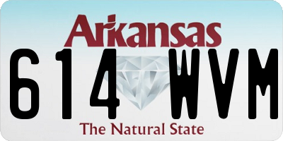 AR license plate 614WVM