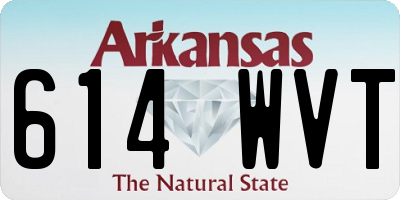 AR license plate 614WVT