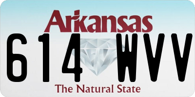 AR license plate 614WVV