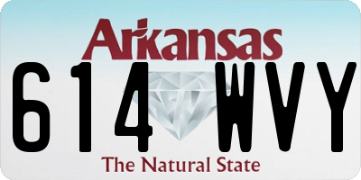 AR license plate 614WVY