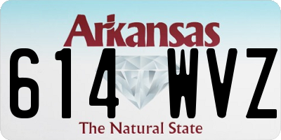 AR license plate 614WVZ