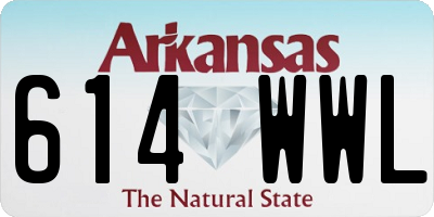 AR license plate 614WWL