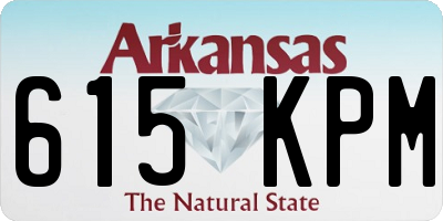 AR license plate 615KPM