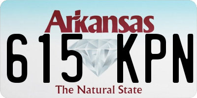 AR license plate 615KPN