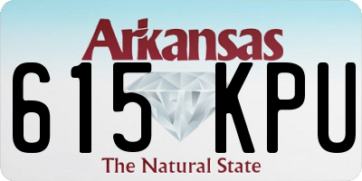 AR license plate 615KPU