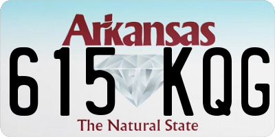 AR license plate 615KQG