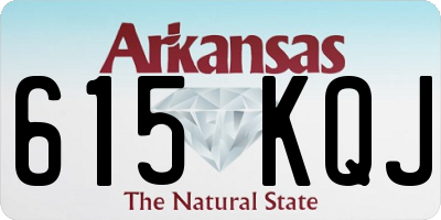 AR license plate 615KQJ