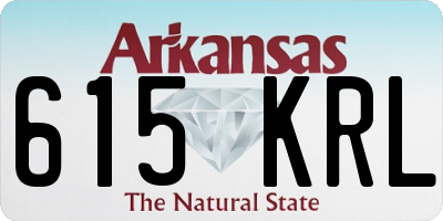 AR license plate 615KRL