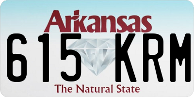 AR license plate 615KRM