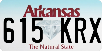 AR license plate 615KRX