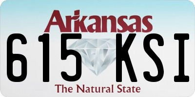 AR license plate 615KSI
