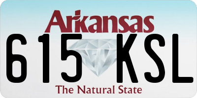 AR license plate 615KSL