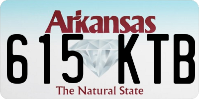 AR license plate 615KTB