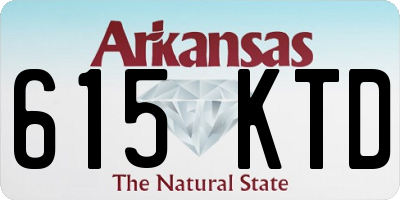 AR license plate 615KTD