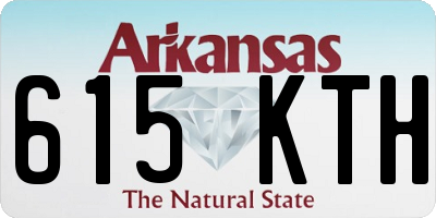 AR license plate 615KTH