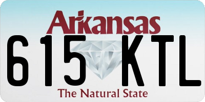 AR license plate 615KTL